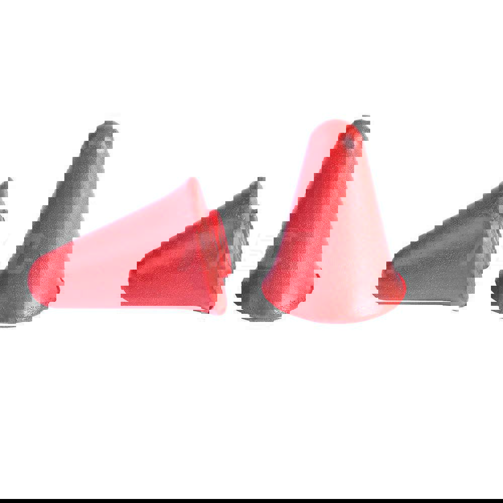 Earplug: 26dB, Foam, Cone, Push-In Stem, Banded